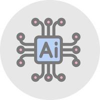 Super Intelligence Vector Icon Design