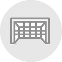 Goal Post Vector Icon Design