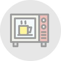 Coffee Oven Vector Icon Design