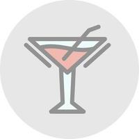 diseño de icono de vector de martini