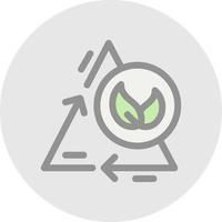 Zero Emission Vector Icon Design
