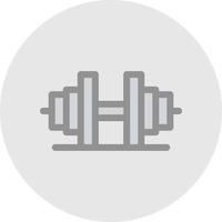 Barbells Vector Icon Design