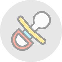 Pacifier Vector Icon Design