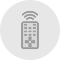 Remote Control Vector Icon Design