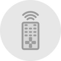 Remote Control Vector Icon Design