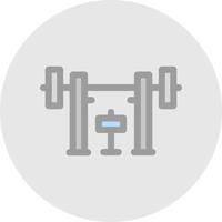 Weight Bar Vector Icon Design