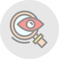 diseño de icono de vector de observación