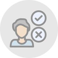 Decision Making Vector Icon Design
