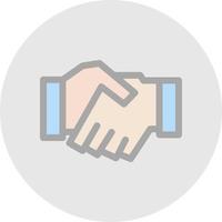 Game Handshake Vector Icon Design