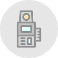 Camera Meter Vector Icon Design