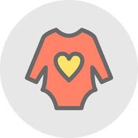 Baby Clothes Vector Icon Design