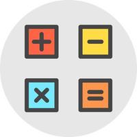 Maths Vector Icon Design