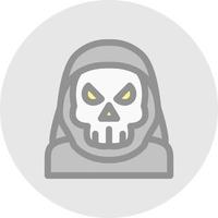 Grim Reaper Vector Icon Design