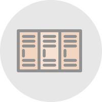 Locker Vector Icon Design