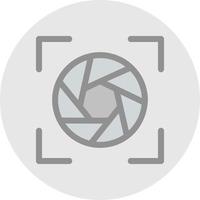 Camera Frame Vector Icon Design