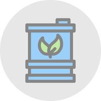 Biofuel Barrell Vector Icon Design