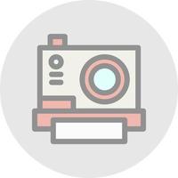 Instant Camera Vector Icon Design