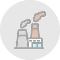 Power Station Vector Icon Design