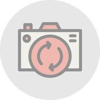 Front Camera Vector Icon Design