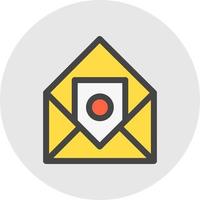 diseño de icono de vector de correo