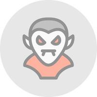 Dracula Vector Icon Design