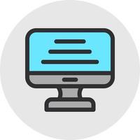 Computer Vector Icon Design