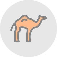 Camel Vector Icon Design