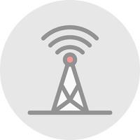 Broadcast Vector Icon Design