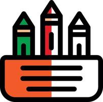 Crayon Vector Icon Design