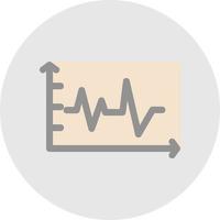 Inflation Graph Vector Icon Design