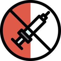 No Steroids Vector Icon Design