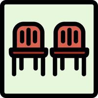 Waiting Room Vector Icon Design