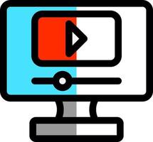 Live Streaming Vector Icon Design