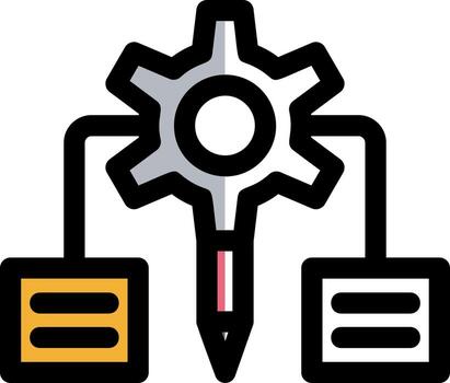 diseño de icono de vector de algoritmo de diseño