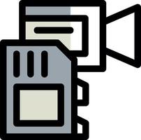 Camera Drive Vector Icon Design