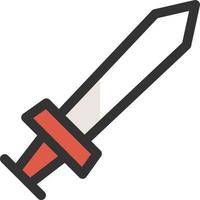 juego espada vector icono diseño