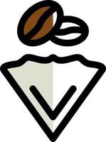 diseño de icono de vector de filtro de café