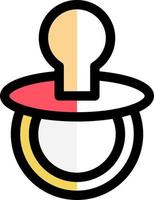 Pacifier Vector Icon Design
