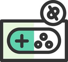 Game Disconnect Vector Icon Design