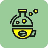 Coffee Science Vector Icon Design