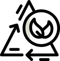 Zero Emission Vector Icon Design