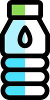 Water Flask Vector Icon Design