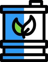 Biofuel Barrell Vector Icon Design