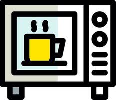 Coffee Oven Vector Icon Design