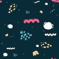 Random blob organic pattern spot shape. Amorphous ink blob geometric round pattern vector