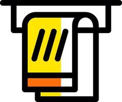 Towel Vector Icon Design