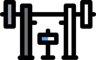 Weight Bar Vector Icon Design