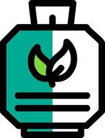 Biogas Cylinder Vector Icon Design