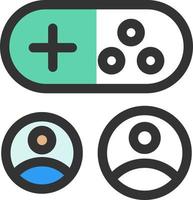 Game Viewers Vector Icon Design