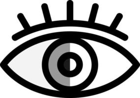 diseño de icono de vector de ojos